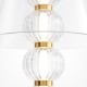 Maytoni-MOD555TL-L8G3K - Amulet - Gold LED Table Lamp with Ribbed Glasses