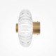 Maytoni-MOD555WL-L3G3K - Amulet - Gold LED Wall Lamp with Ribbed Glass