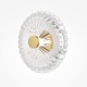 Maytoni-MOD555WL-L4G3K - Amulet - Gold LED Wall Lamp with Ribbed Glass