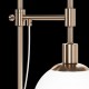 Maytoni-MOD221-TL-01-G - Erich - Matt Gold Table Lamp with White Glass