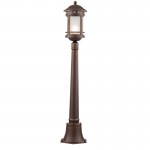 Salamanca - Brown Post with Frosted Glass Salamanca - Brown Post with Frosted Glass