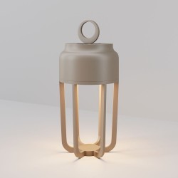 Vetra - Rechargeable Beige CCT Table Lamp