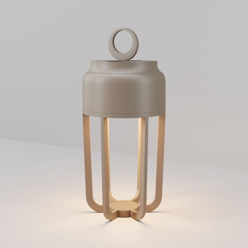 Maytoni-O144TL-L5BG3K - Vetra - Rechargeable Beige CCT Table Lamp