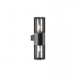 Barrel - Outdoor Graphite 2 Light Wall Lamp with Clear Glass Barrel - Outdoor Graphite 2 Light Wall Lamp with Clear Glass