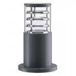 Bronx - Outdoor Grey & Clear Glass Small Bollard Bronx - Outdoor Grey & Clear Glass Small Bollard
