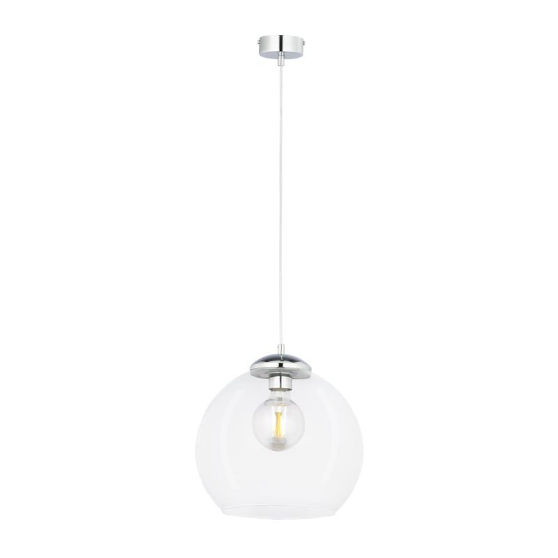 Ceiling Lights - Asti - Transparent Glass with Polished Chrome Pendant Prism-AS1 CH TR | 1783 - Asti - Transparent Glass with Polished Chrome Pendant