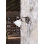 Traditio - Antique Rust Wall Lamp with Alabaster Glass Traditio - Antique Rust Wall Lamp with Alabaster Glass