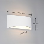 Wacadia - White Plaster Up & Down Wall Lamp