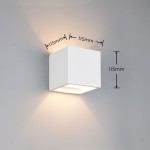 Dadi - White Gypsum Up & Down Wall Lamp