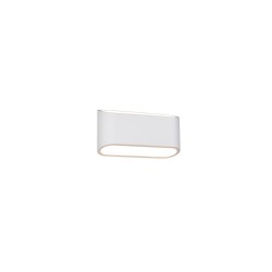 Sepanta - White Plaster Up & Down Wall Lamp