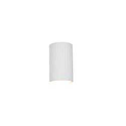Raposa - White Plaster Up & Down Wall Lamp