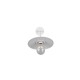 Trio-201760131 - Brenta - Matt White Wall Lamp with Clear Diffuser
