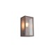 Trio-201860124 - Garonne - Rusty Wall Lamp with Clear Glass