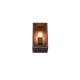 Trio-201860124 - Garonne - Rusty Wall Lamp with Clear Glass