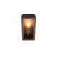 Trio-201860124 - Garonne - Rusty Wall Lamp with Clear Glass