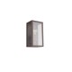Trio-201860124 - Garonne - Rusty Wall Lamp with Clear Glass