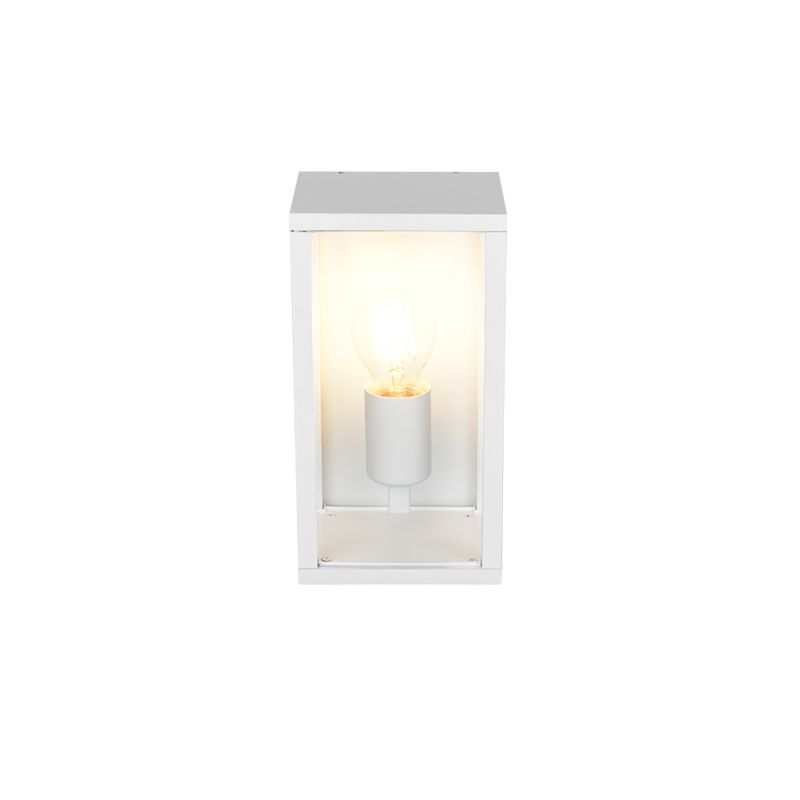 Trio-201860131 - Garonne - Matt White Wall Lamp with Clear Glass