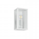 Garonne - Matt White Wall Lamp with Clear Glass Garonne - Matt White Wall Lamp with Clear Glass