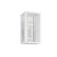 Trio-201860131 - Garonne - Matt White Wall Lamp with Clear Glass