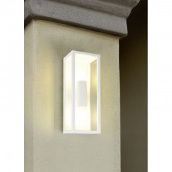 Garonne - Matt White Wall Lamp with Clear Glass Garonne - Matt White Wall Lamp with Clear Glass