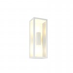 Garonne - Matt White 2 Light Wall Lamp with Clear Glass Garonne - Matt White 2 Light Wall Lamp with Clear Glass