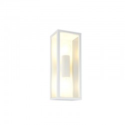Garonne - Matt White 2 Light Wall Lamp with Clear Glass Garonne - Matt White 2 Light Wall Lamp with Clear Glass