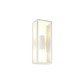 Trio-201860231 - Garonne - Matt White 2 Light Wall Lamp with Clear Glass