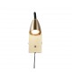 - Wanda - Matt Brass Plug-in Wall Lamp Trio-202670108 - Wanda - Matt Brass Plug-in Wall Lamp