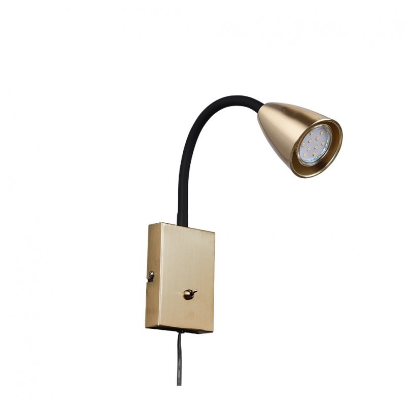 - Wanda - Matt Brass Plug-in Wall Lamp Trio-202670108 - Wanda - Matt Brass Plug-in Wall Lamp