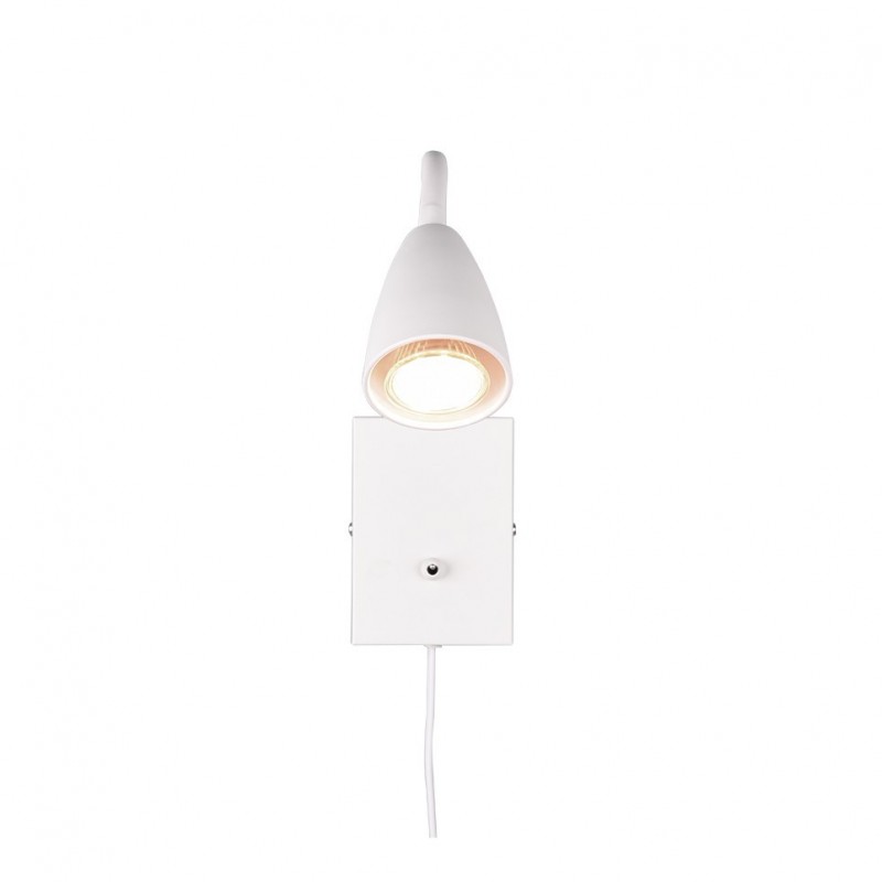 - Wanda - Matt White Plug-in Wall Lamp Trio-202670131 - Wanda - Matt White Plug-in Wall Lamp
