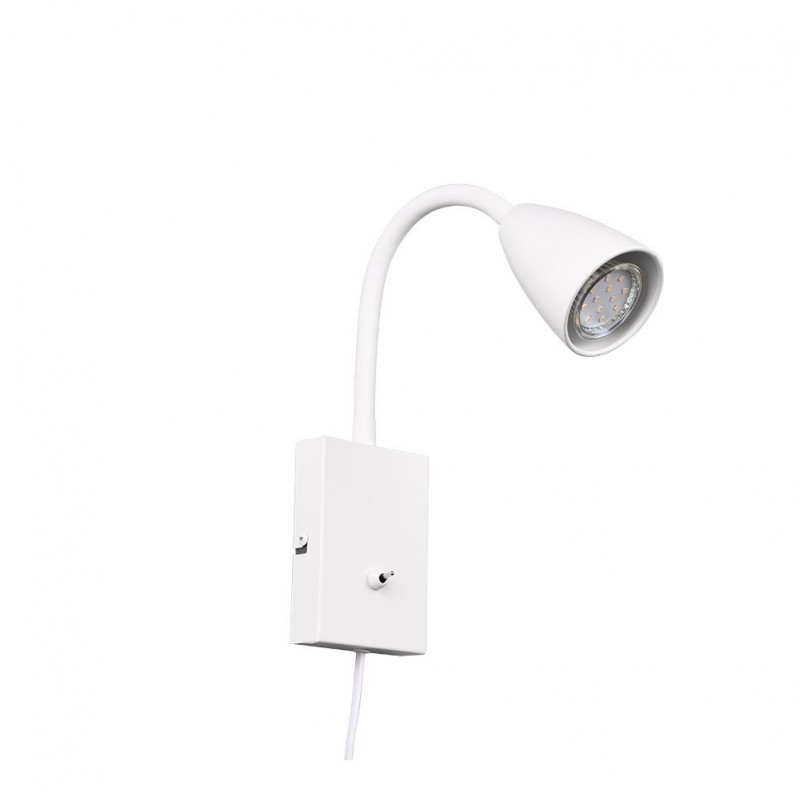 - Wanda - Matt White Plug-in Wall Lamp Trio-202670131 - Wanda - Matt White Plug-in Wall Lamp