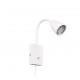 - Wanda - Matt White Plug-in Wall Lamp Trio-202670131 - Wanda - Matt White Plug-in Wall Lamp
