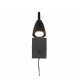 - Wanda - Matt Black Plug-in Wall Lamp Trio-202670132 - Wanda - Matt Black Plug-in Wall Lamp