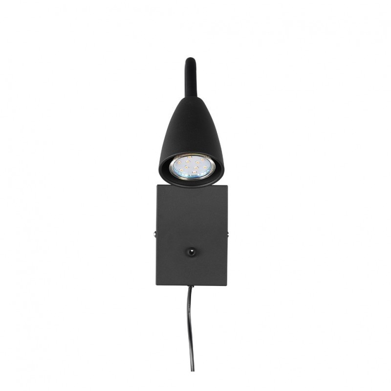 - Wanda - Matt Black Plug-in Wall Lamp Trio-202670132 - Wanda - Matt Black Plug-in Wall Lamp
