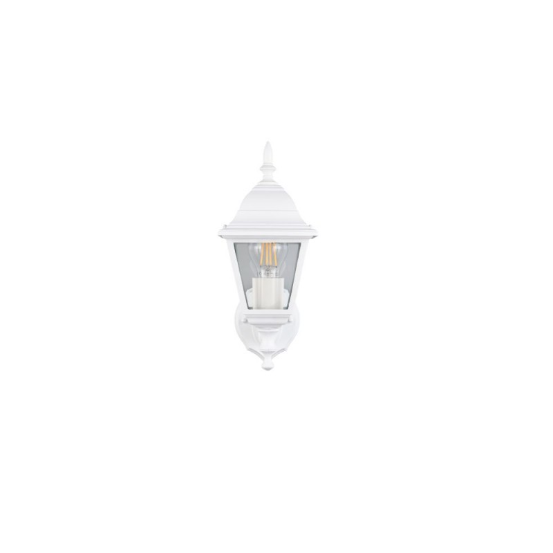 Trio-205760131 - Livenza - Traditional Matt White Uplighter Wall Lamp
