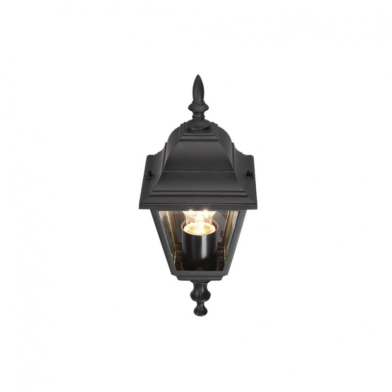 Trio-205760132 - Livenza - Traditional Matt Black Uplighter Wall Lamp