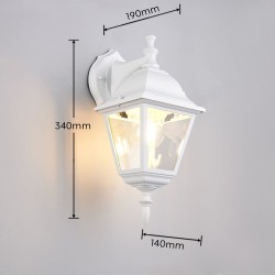 Livenza - Traditional Matt White Downlighter Wall Lamp