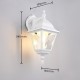 Trio-205767131 - Livenza - Traditional Matt White Downlighter Wall Lamp