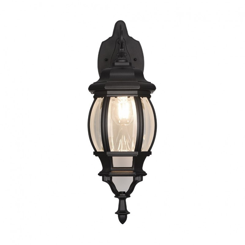 - Elvo - Traditional Downlighter Wall Lamp with Clear Glass Trio-206960132 - Elvo - Traditional Downlighter Wall Lamp with Clear Glass