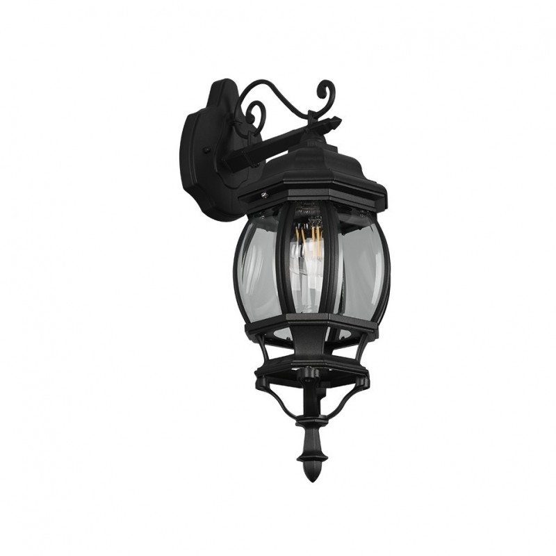 - Elvo - Traditional Downlighter Wall Lamp with Clear Glass Trio-206960132 - Elvo - Traditional Downlighter Wall Lamp with Clear Glass