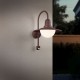 Trio-207269124 - Norman - Rusty PIR Wall Lamp with White Diffuser