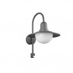 Norman - Anthracite PIR Wall Lamp with White Diffuser Norman - Anthracite PIR Wall Lamp with White Diffuser