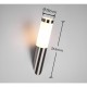 Trio-209760107 - Trioto - Matt Nickel Wall Lamp with White Diffuser