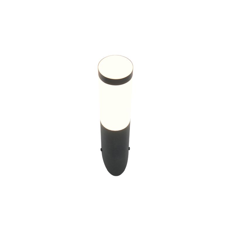 - Trioto - Matt Black Wall Lamp with White Diffuser Trio-209760132 - Trioto - Matt Black Wall Lamp with White Diffuser