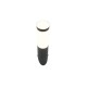 - Trioto - Matt Black Wall Lamp with White Diffuser Trio-209760132 - Trioto - Matt Black Wall Lamp with White Diffuser