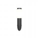 Trioto - Matt Black Wall Lamp with White Diffuser