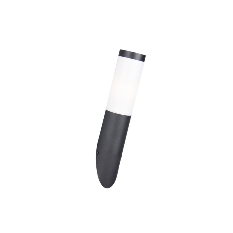 - Trioto - Matt Black Wall Lamp with White Diffuser Trio-209760132 - Trioto - Matt Black Wall Lamp with White Diffuser