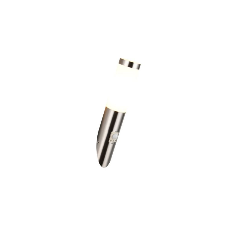 Trio-209769107 - Trioto - Matt Nickel PIR Wall Lamp with White Diffuser