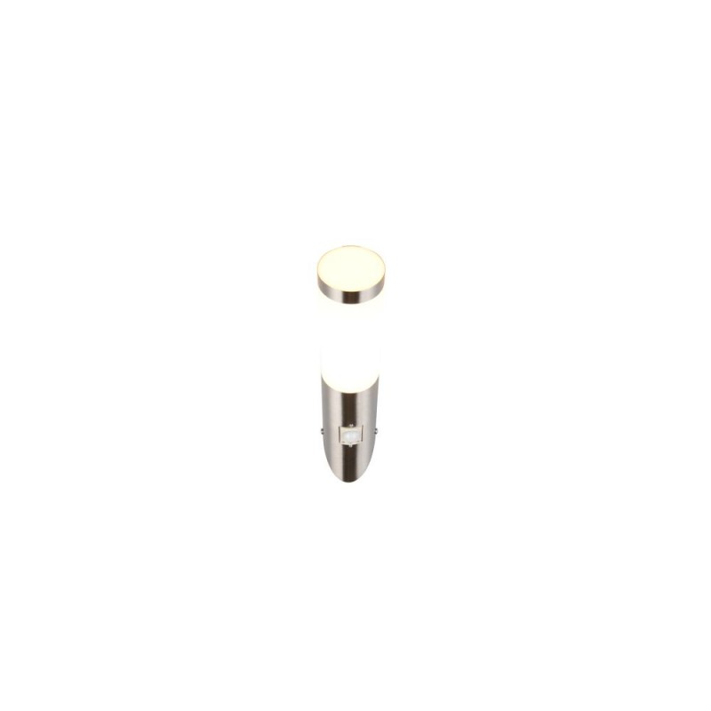 Trio-209769107 - Trioto - Matt Nickel PIR Wall Lamp with White Diffuser