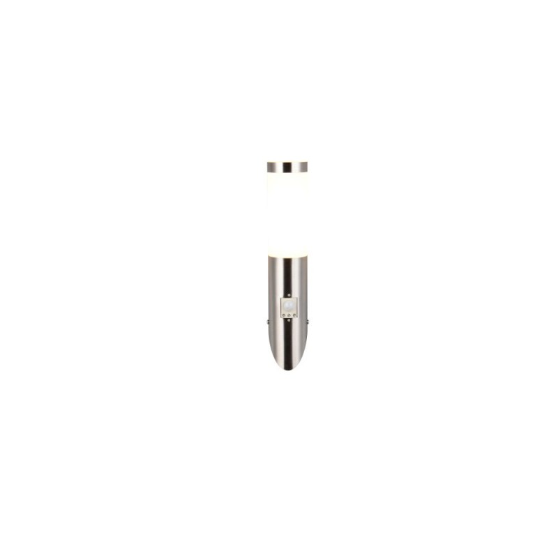 Trio-209769107 - Trioto - Matt Nickel PIR Wall Lamp with White Diffuser